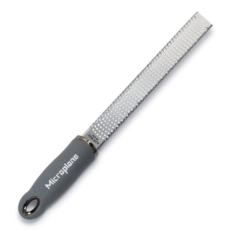 Microplane مبشرة بارميزان وزازة ليمون من سلسلة مايكروبلان الكلاسيكية الممتازة (رمادي) - Image 1